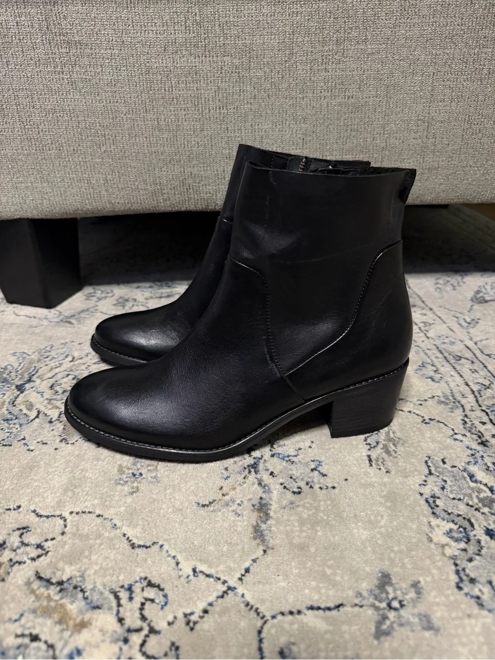 Paul Green Willow Boots Black Leather